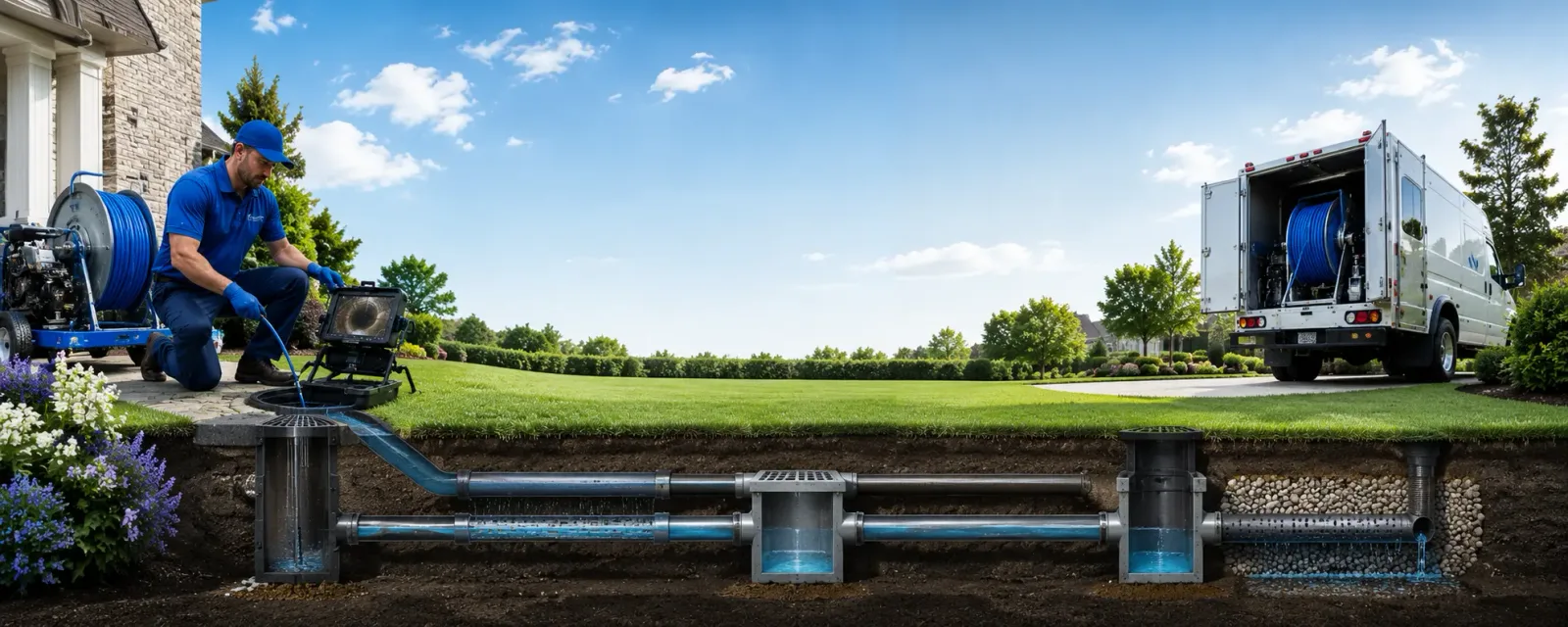 Outdoor drain cleaning information for Clark, SD
